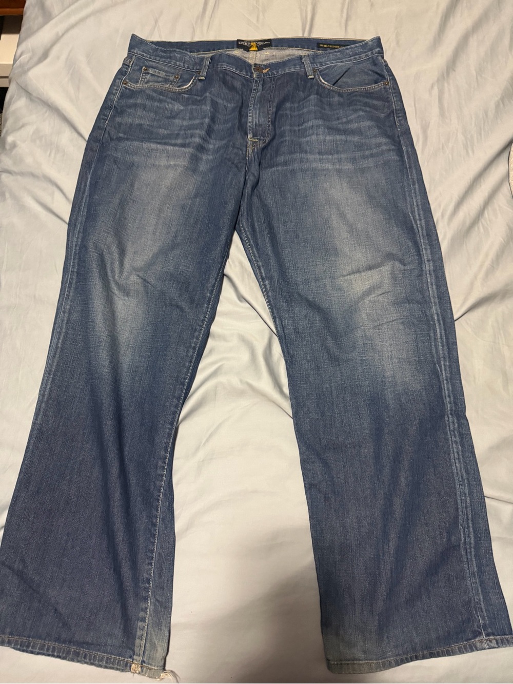 Lucky Brand Men's relaxed straight jeans